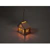 Подвеска с подсветкой домик (с мерцающей свечкой)