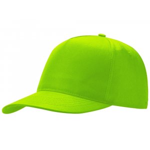 Бейсболка Poly 5-ти панельная 120 гр, зеленое яблоко