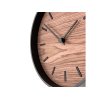 Часы настенные Tiger S, черный, орех