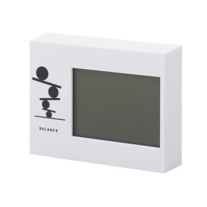 Настольные электронные мультифункциональные часы Rotatio с подсветкой, белый (уф печать) Настольные электронные мультифункциональные часы Rotatio с подсветкой, белый (уф печать)