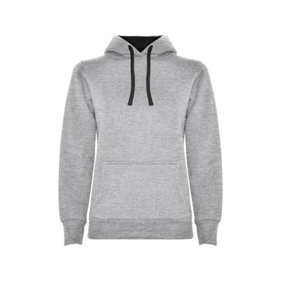 Толстовка с капюшоном Urban женская, серый/черный