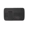Настольные часы "Smart Screen" с беспроводным (15W) зарядным устройством, гигрометром, термометром, календарём, с подсветкой логотипа, цвет че
