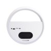 Bluetooth колонка "Smart Orb" 5Вт с беспроводным (15W) ЗУ, лампой, часами, FM радио, цвет белый