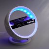 Bluetooth колонка "Smart Orb" 5Вт с беспроводным (15W) ЗУ, лампой, часами, FM радио, цвет белый