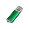 USB 3.0- флешка на 128 Гб с прозрачным колпачком, зеленый