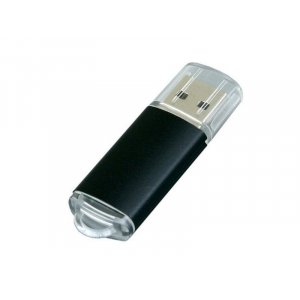 USB 3.0- флешка на 128 Гб с прозрачным колпачком, черный