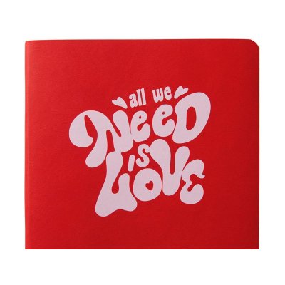 ЕЖЕДНЕВНИК недатированный А5- MEGAPOLIS FLEX QUATTRO (КРАСНЫЙ) с УФ-печатью