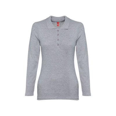 Рубашка-поло женская BERN WOMEN 210 с длинным рукавом