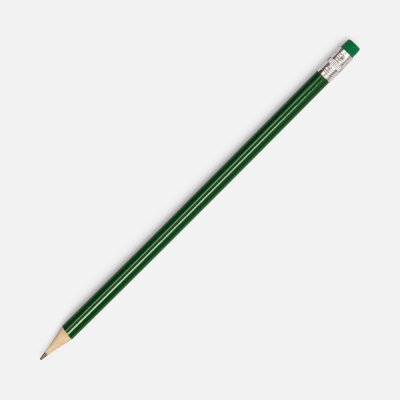 Карандаш простой Hand Friend с ластиком, зеленый