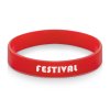 Силиконовый браслет Forest 202*12 мм, красный