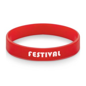 Силиконовый браслет Forest 202*12 мм, красный Силиконовый браслет Forest 202*12 мм, красный