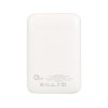Внешний аккумулятор с быстрой зарядкой QC/PD CosmIQ, 10000 мАч, белый