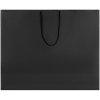 Пакет бумажный «Блеск», большой, черный