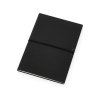 Блокнот Horizon с горизонтальной резинкой, гибкая обложка, 80 листов, черный