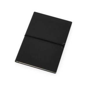 Блокнот Horizon с горизонтальной резинкой, гибкая обложка, 80 листов, черный