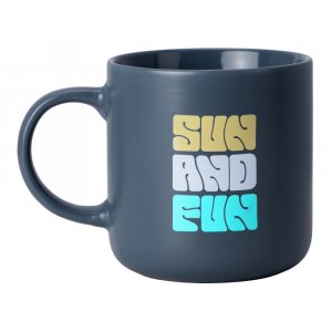 Кружка матовая Rita, 410мл, антрацит (тампопечать) Кружка матовая Rita, 410мл, антрацит (тампопечать)