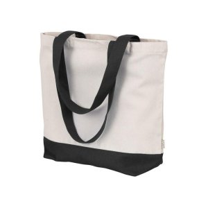 Сумка для шоппинга Cotton из переработанного хлопка 280 г, черный