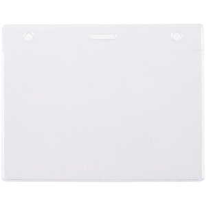 Карман для бейджа Lucid, горизонтальный, из фактурного ПВХ