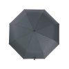 Зонт-автомат Lumet с куполом из переработанного пластика, серый