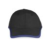 Бейсболка Solo, черный/синий