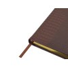 Ежедневник недатированный А5 Amazonia, коричневый с золотым обрезом