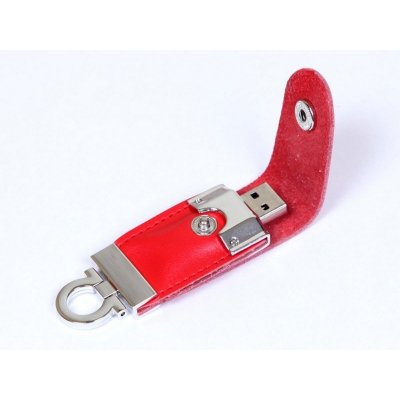 USB 2.0- флешка на 32 Гб в виде брелока, красный