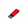 USB 2.0- флешка мини на 32 Гб с мини чипом в цветном корпусе, красный