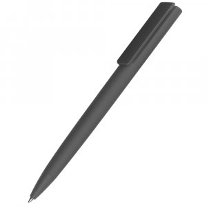 Ручка пластиковая Lavy софт-тач, тёмно-серая