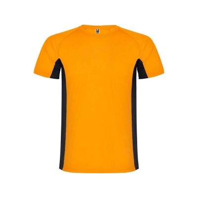 Спортивная футболка Shanghai мужская, неоновый оранжевый/черный