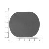 ПАТЧ ОВАЛ nubuk (серый) 6,0 х 5,0 см