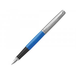 Ручка перьевая Parker Jotter Originals, M, голубой, серебристый, черный