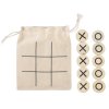 Деревянные крестики-нолики в мешочке «XO»