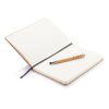 Блокнот Cork на резинке с бамбуковой ручкой-стилус, А5