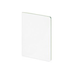 Бизнес-тетрадь А5 Pragmatic Contrast, 40 листов в клетку, белый с салатовым срезом