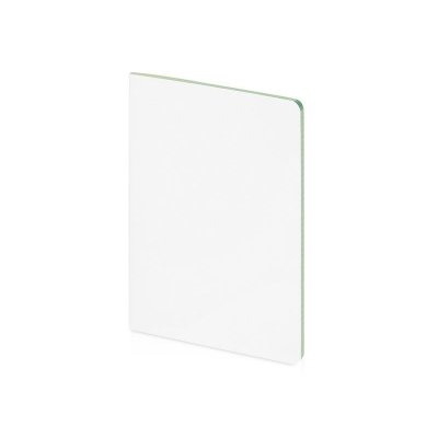 Бизнес-тетрадь А5 Pragmatic Contrast, 40 листов в клетку, белый с салатовым срезом