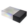 Подарочная коробка с голографическим шубером Aurora, L, вн. размер 260х260х100 мм.