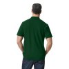 Футболка поло SOFTSTYLE ADULT DOUBLE PIQUE, ТЕМНО-ЗЕЛЕНЫЙ S