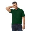 Футболка поло SOFTSTYLE ADULT DOUBLE PIQUE, ТЕМНО-ЗЕЛЕНЫЙ S