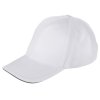 Кепка со светоотражающим кантом, белый