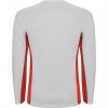 Спортивная футболка SHANGHAI L/S мужская, БЕЛЫЙ/КРАСНЫЙ L