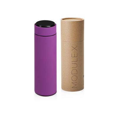 Вакуумный термос Module X с индикатором температуры, 500 мл, тубус, фиолетовый 2603C