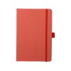Блокнот А5 Snow Hard твердая обложка, 80 листов 70 гр/м2, красный
