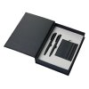 Подарочный набор Goethe с блокнотом А5, 2-мя ручками и картхолдером, черный
