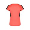 Футболка Suzuka женская, неоновый коралловый/черный