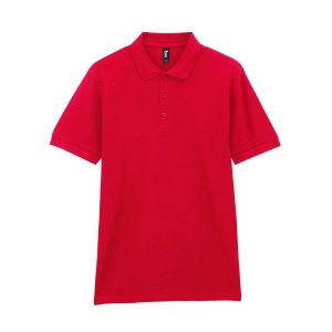 Футболка поло PREMIUM COTTON ADULT DOUBLE PIQUE, КРАСНЫЙ S
