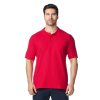 Футболка поло PREMIUM COTTON ADULT DOUBLE PIQUE, КРАСНЫЙ S
