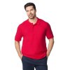 Футболка поло PREMIUM COTTON ADULT DOUBLE PIQUE, КРАСНЫЙ S