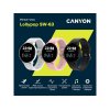 Умные часы CANYON Lollypop SW-63, IP 68, BT 5.0, сенсорный дисплей 1.3, розовый
