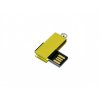 USB 2.0- флешка мини на 64 Гб с мини чипом в цветном корпусе, желтый