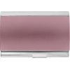 Визитница Смит, розовый/серебристый